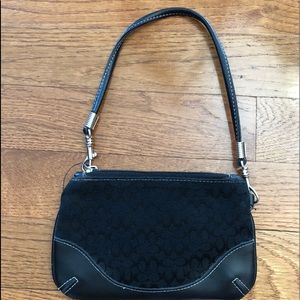 Black Coach Wristlet.